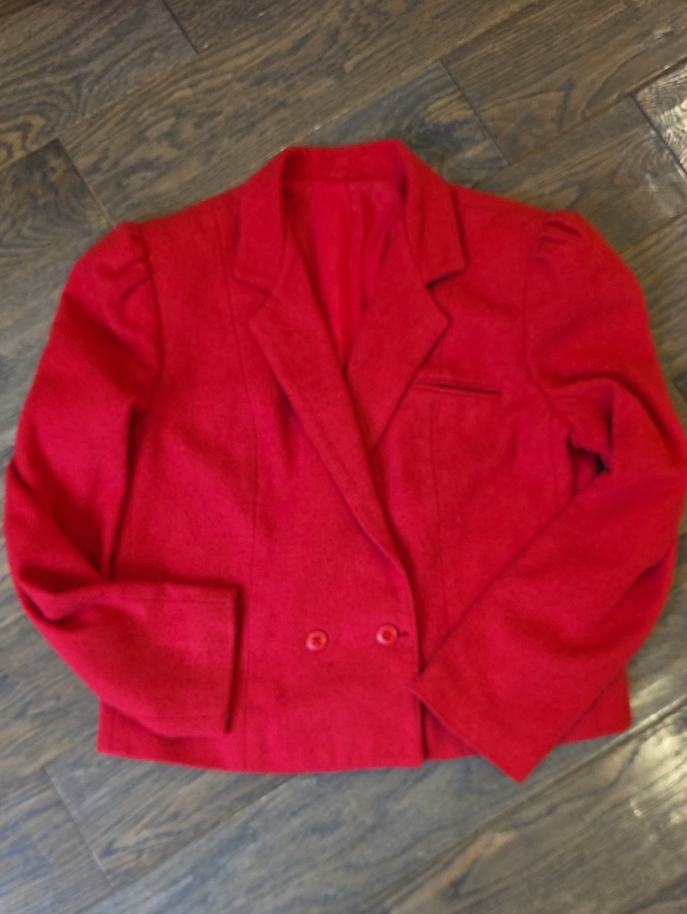 VINTAGE Red Blazer Jacket
